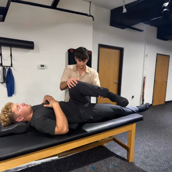Assisted stretching at TrueCare